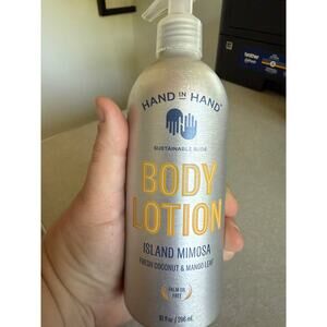 Hand In Hand Body Lotion Island Mimosa 10 oz. NEW UNOPENED